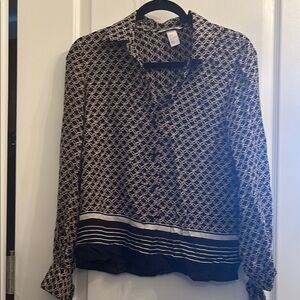 H&M Chain Design Shirt